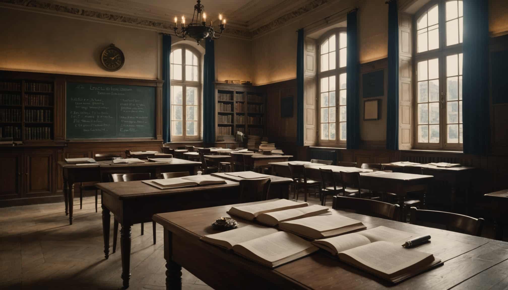Étudiant en droit préparant ses examens dans une bibliothèque