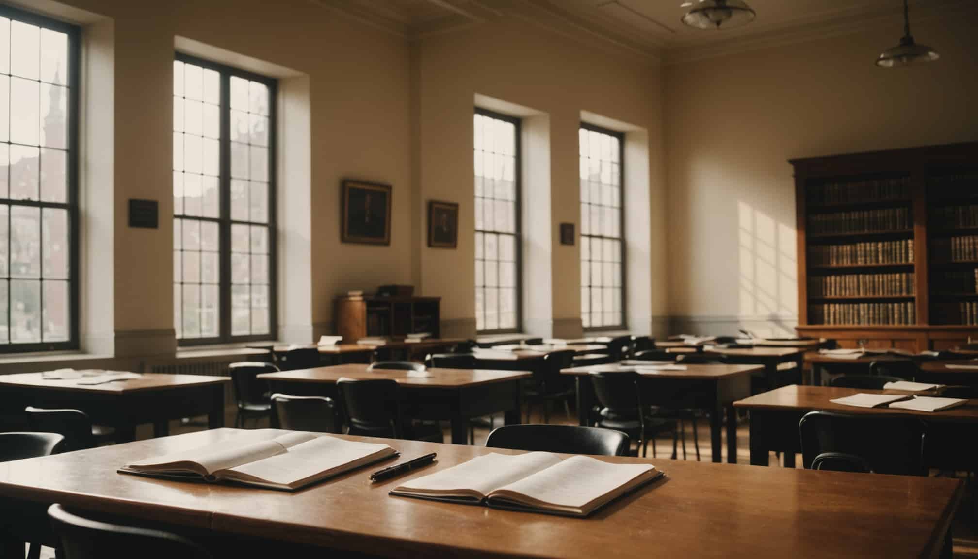 Étudiants en droit discutant de leurs futurs métiers